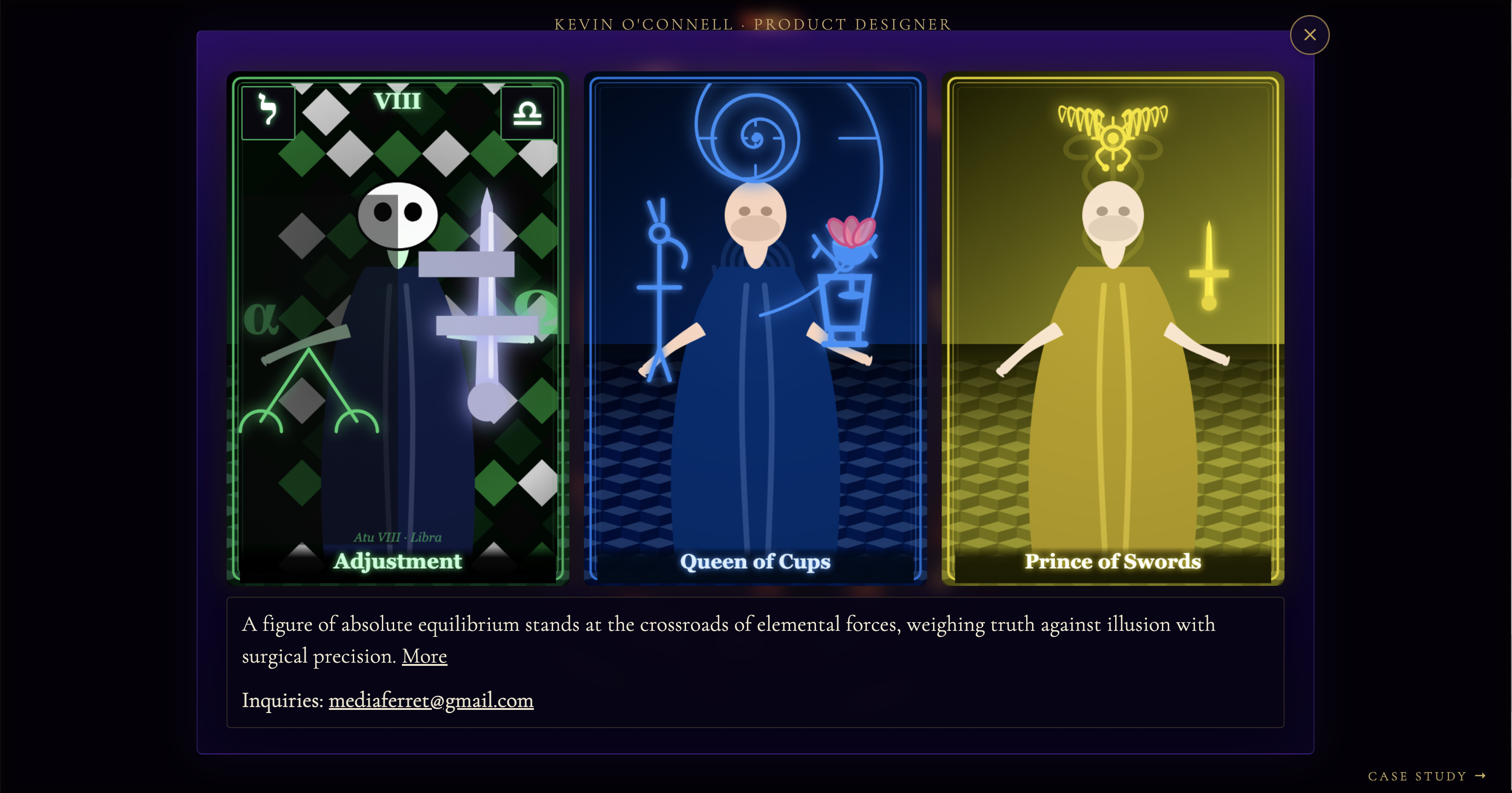 Three-card spread with AI reading